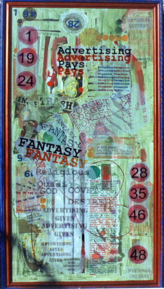 National Lottery Collage 1994 45 cms x 100cms